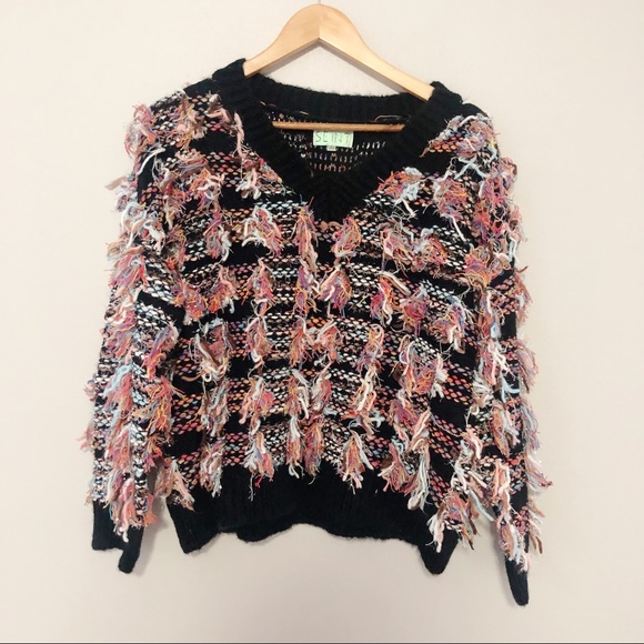 Seint Sweaters - Seint Rainbow Fringe Skirt Sweater Size Small /Med